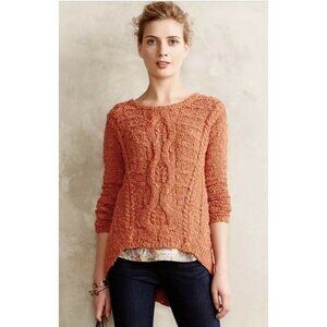 Moth Anthropologie Portland Cable Knit Sweater